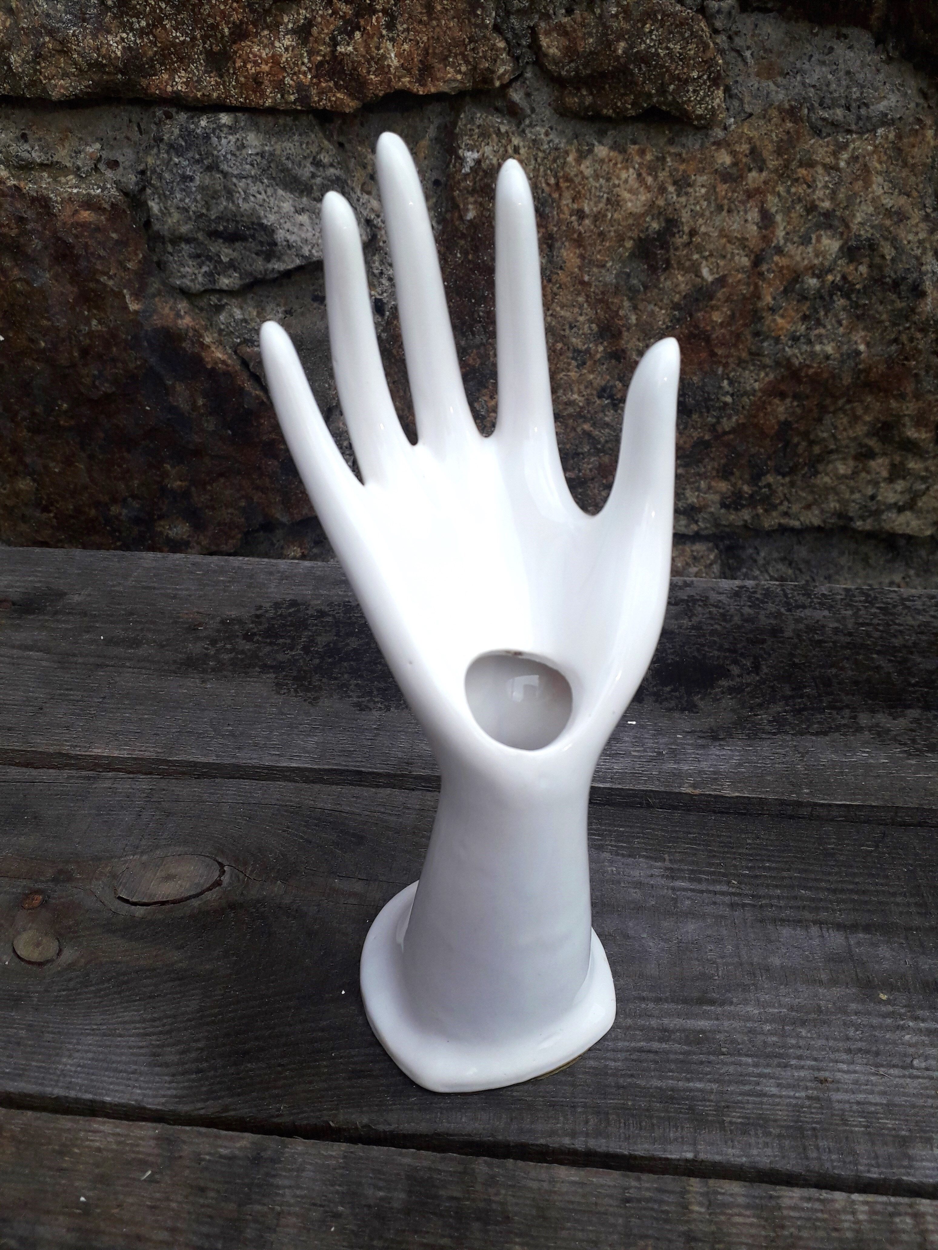 Soliflore vintage white porcelain 70s