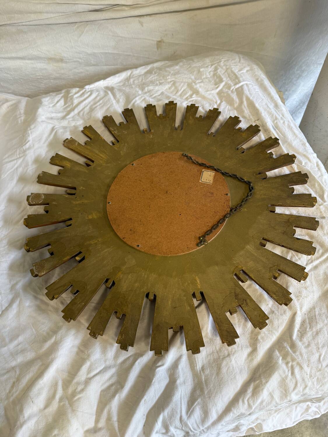 Golden sun mirror