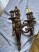 Wall sconce in gilded bronze in the Louis XVI style.