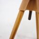 1970s  Beech Chair with Adjustable Height, Czechoslovakia