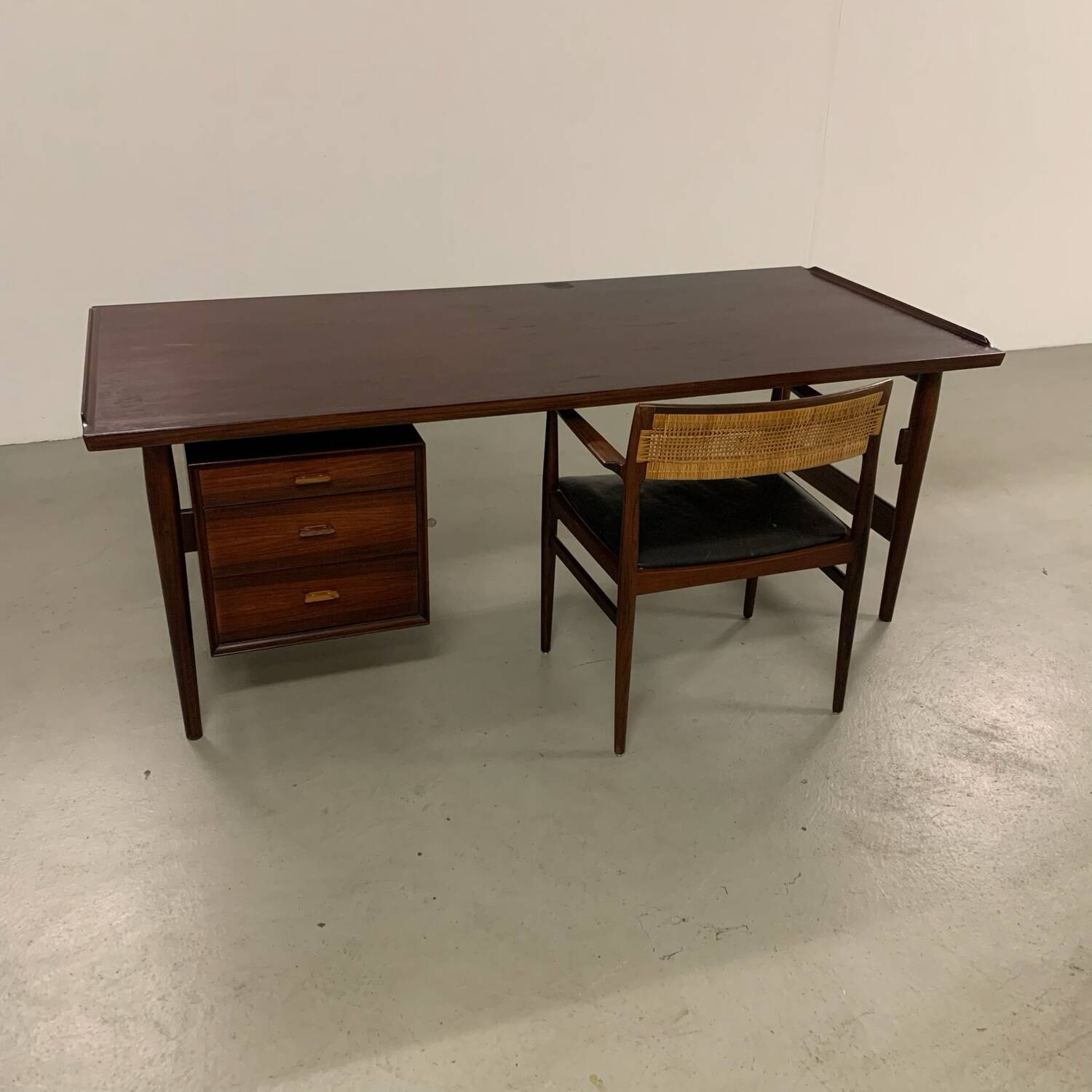 Palisander Executive Desk by Arne Vodder for Sibast 1960s