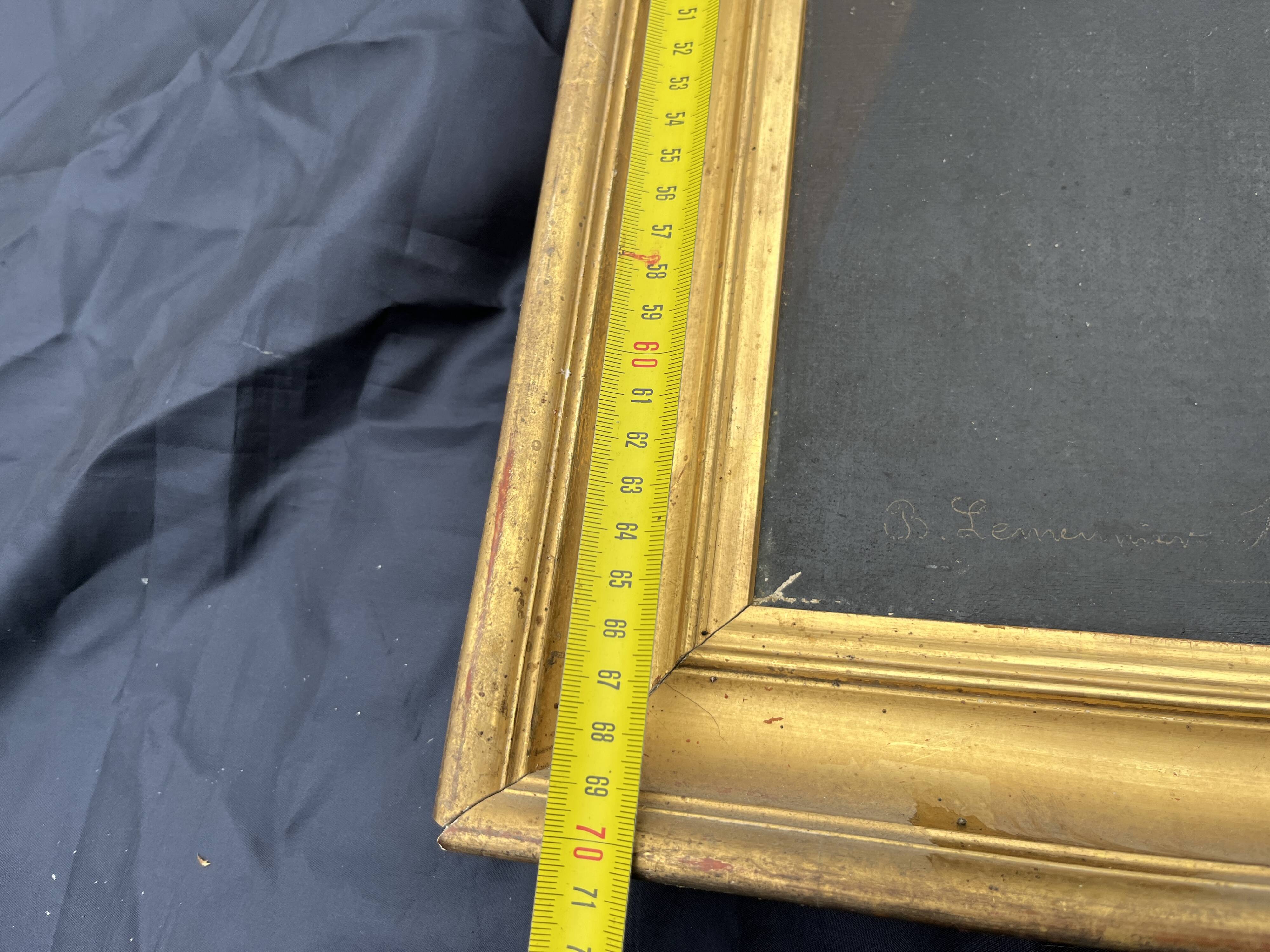 Painting Portrait of a Man – attributed to Basile Lemeunier (1852-1922), dated 18