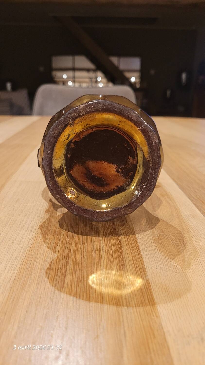 Old jug in Jersey pottery