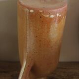 Vintage stoneware liqueur bottle with handle
