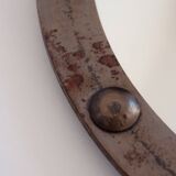 Circular metal porthole mirror, 1950s/60s