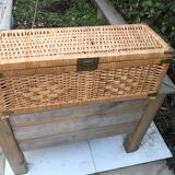 Rectangle wicker malle