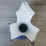 Gold and blue design vase Torcheux