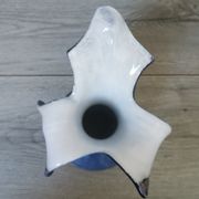 Gold and blue design vase Torcheux