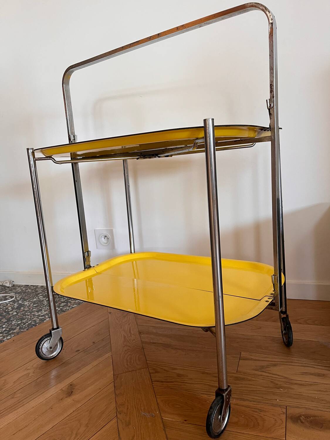 Vintage serving trolley
