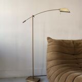 Vintage brass reader lamp, 1960