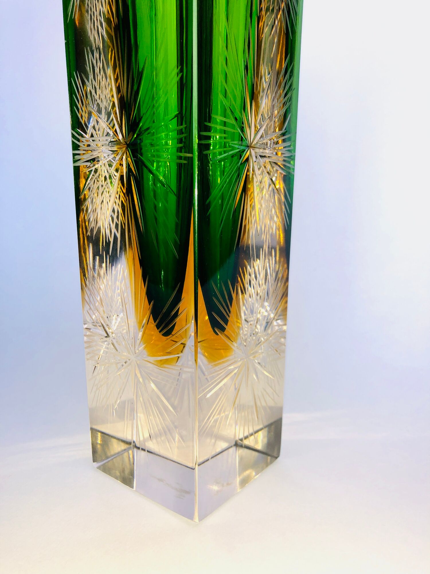Vase Sommerso Murano design Luigi Mandruzzato, 60s