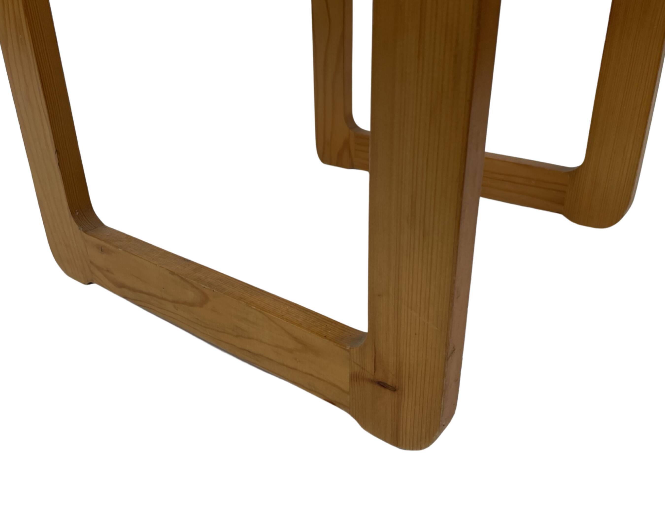 Vintage Pinewood dining chair 70's minimalist design