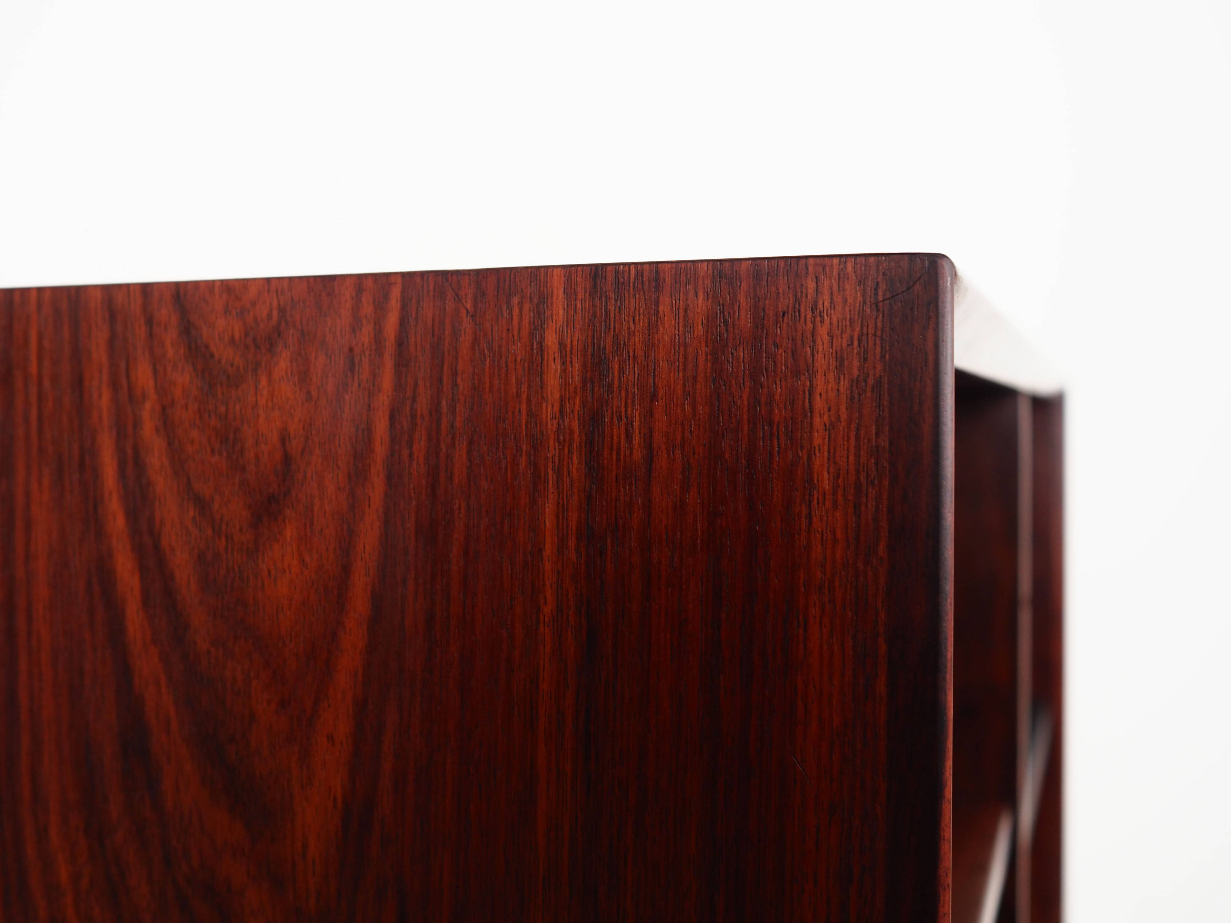 Rosewood bookcase, Danish design, 1970s, production: Hundevad