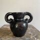 Design black vase with ears