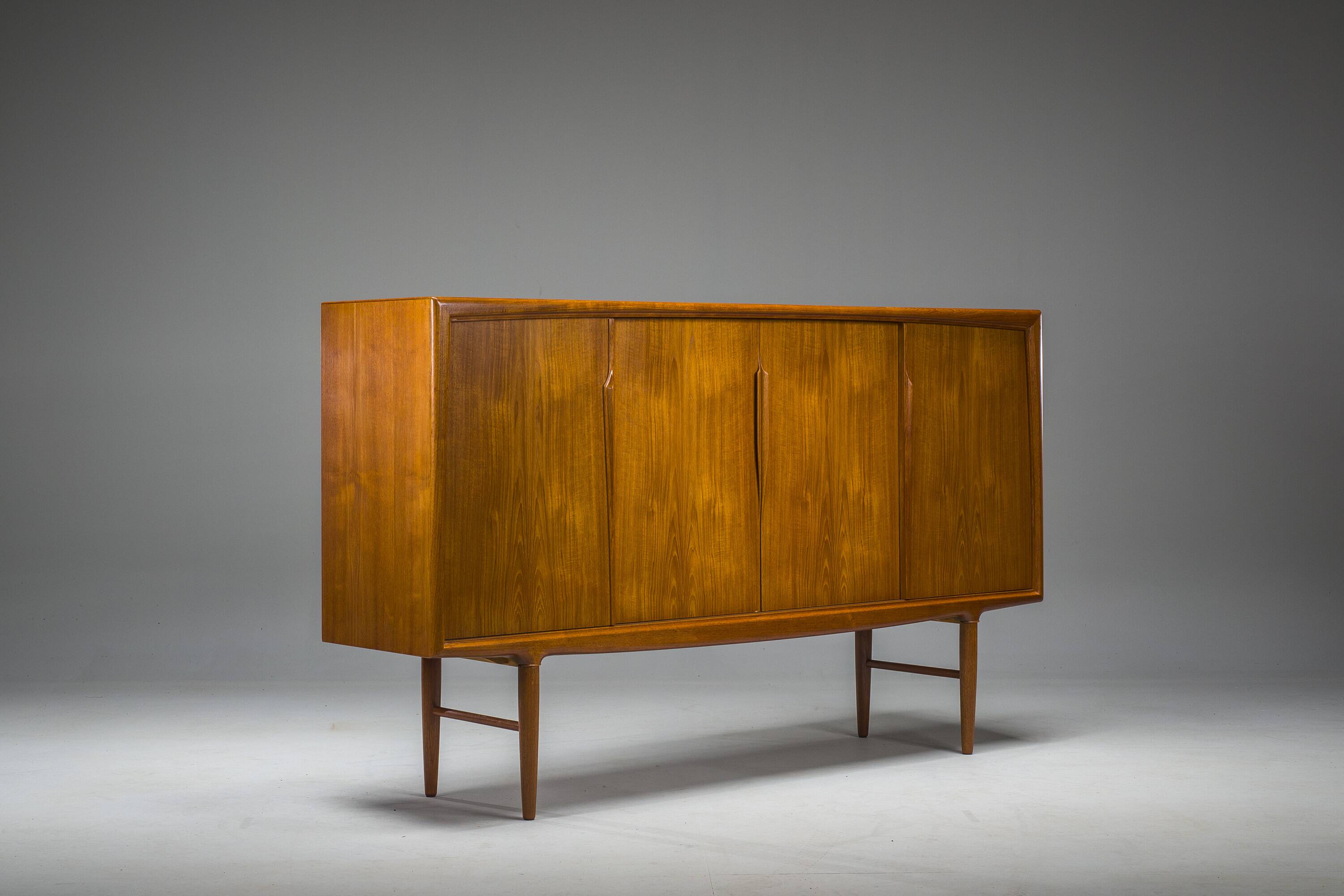Highboard Cabinet attributed to Axel Christensen for Aco Møbler, 1960s