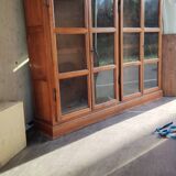 4-century blond walnut library