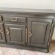 Antique oak buffet refurbished
