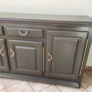 Vintage oak buffet refurbished