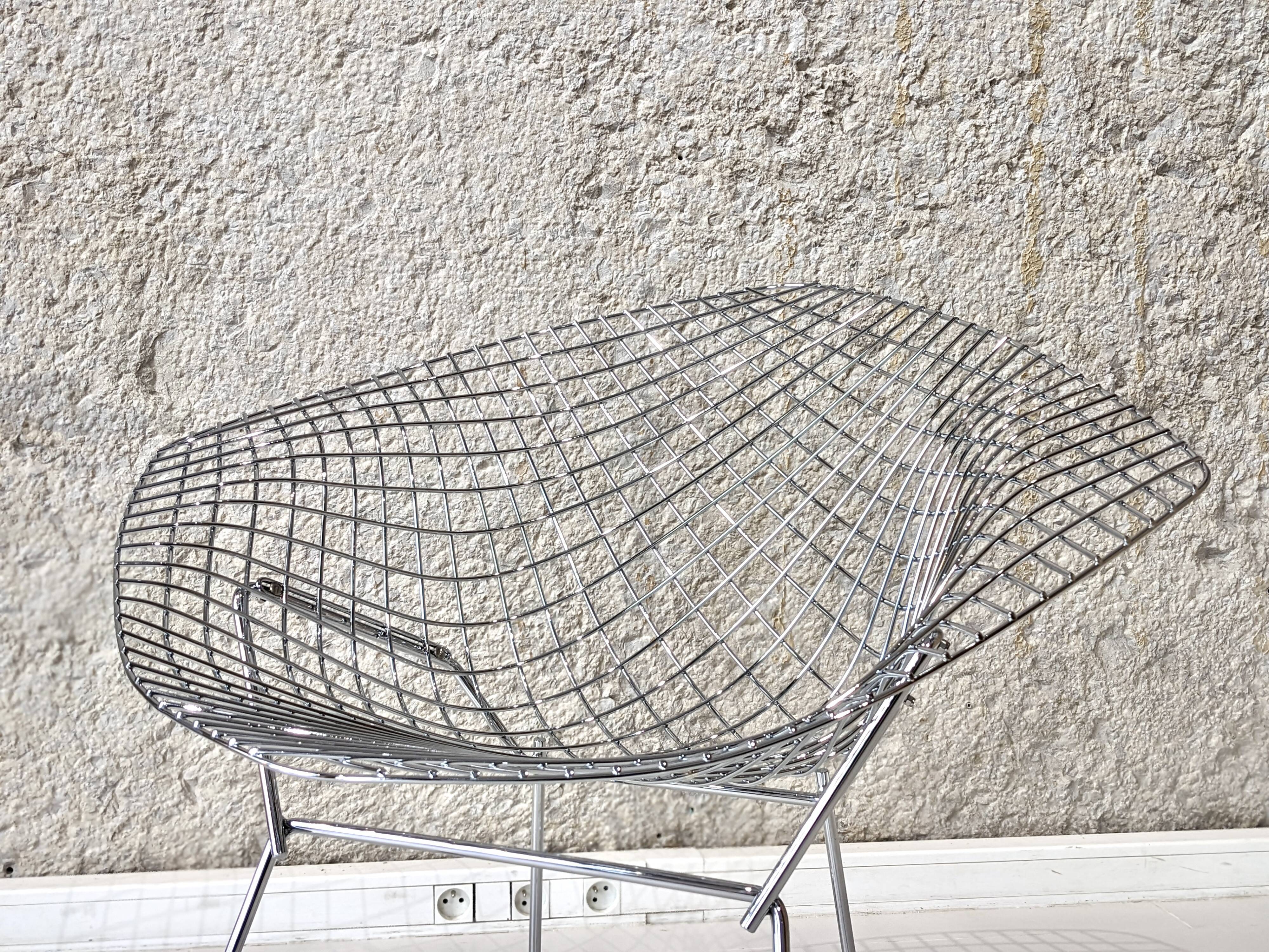 "Diamond" armchair by Harry Bertoia for Knoll