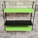 vintage steel string shelf h49x49x17 in their original condition 1960 to 70