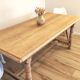 Table de ferme rénovée
