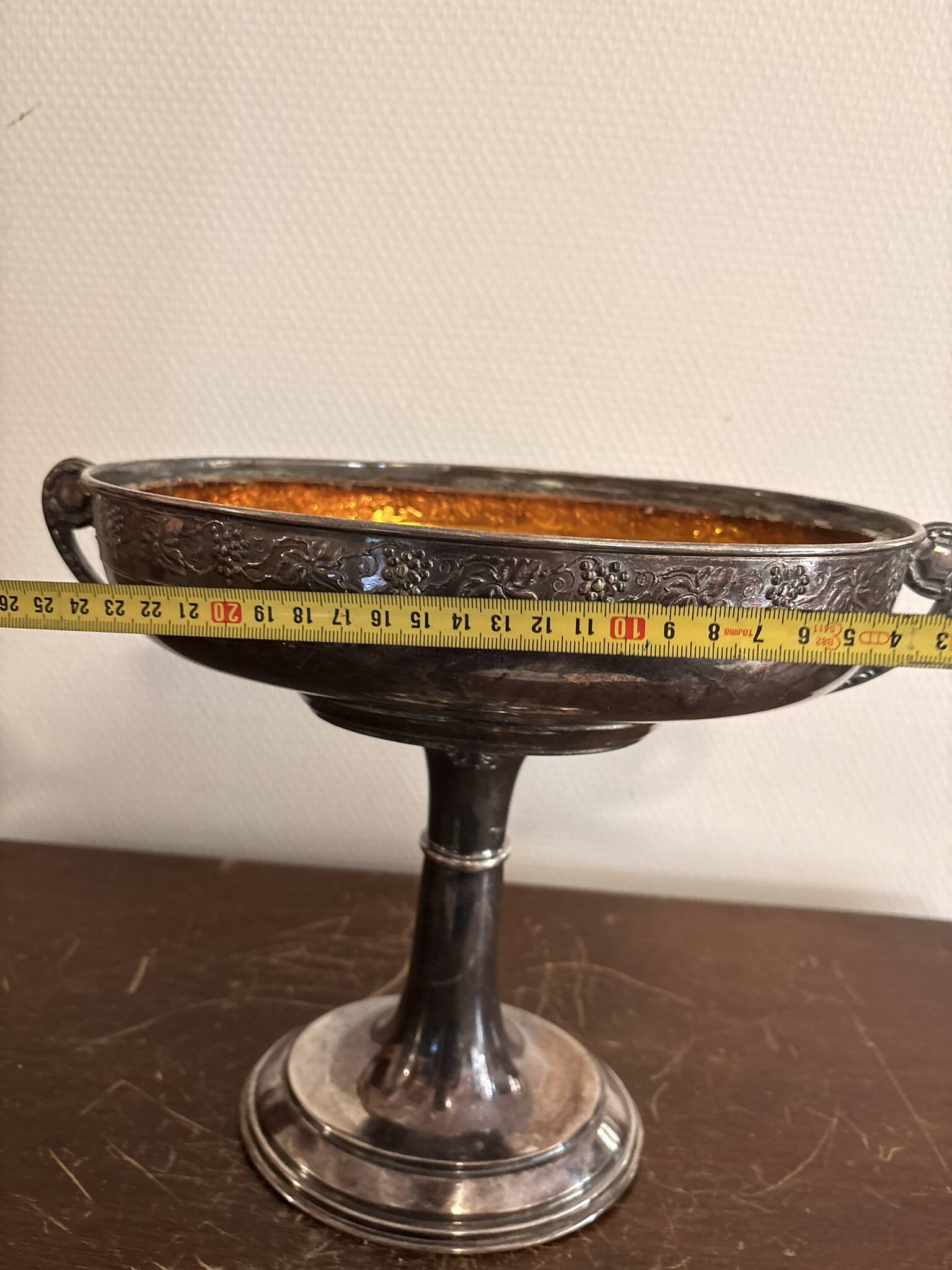 Antique Oval Basket Bowl Neo-Renaissance Silver-Plated Metal 19th Century