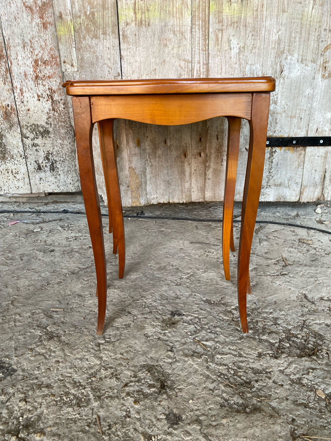 Set of 3 Vintage Louis XV Style Nesting Tables #D819