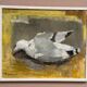 Original Swedish Oil on Canvas – “Seagull” by Ingeborg Stragnell – Signed