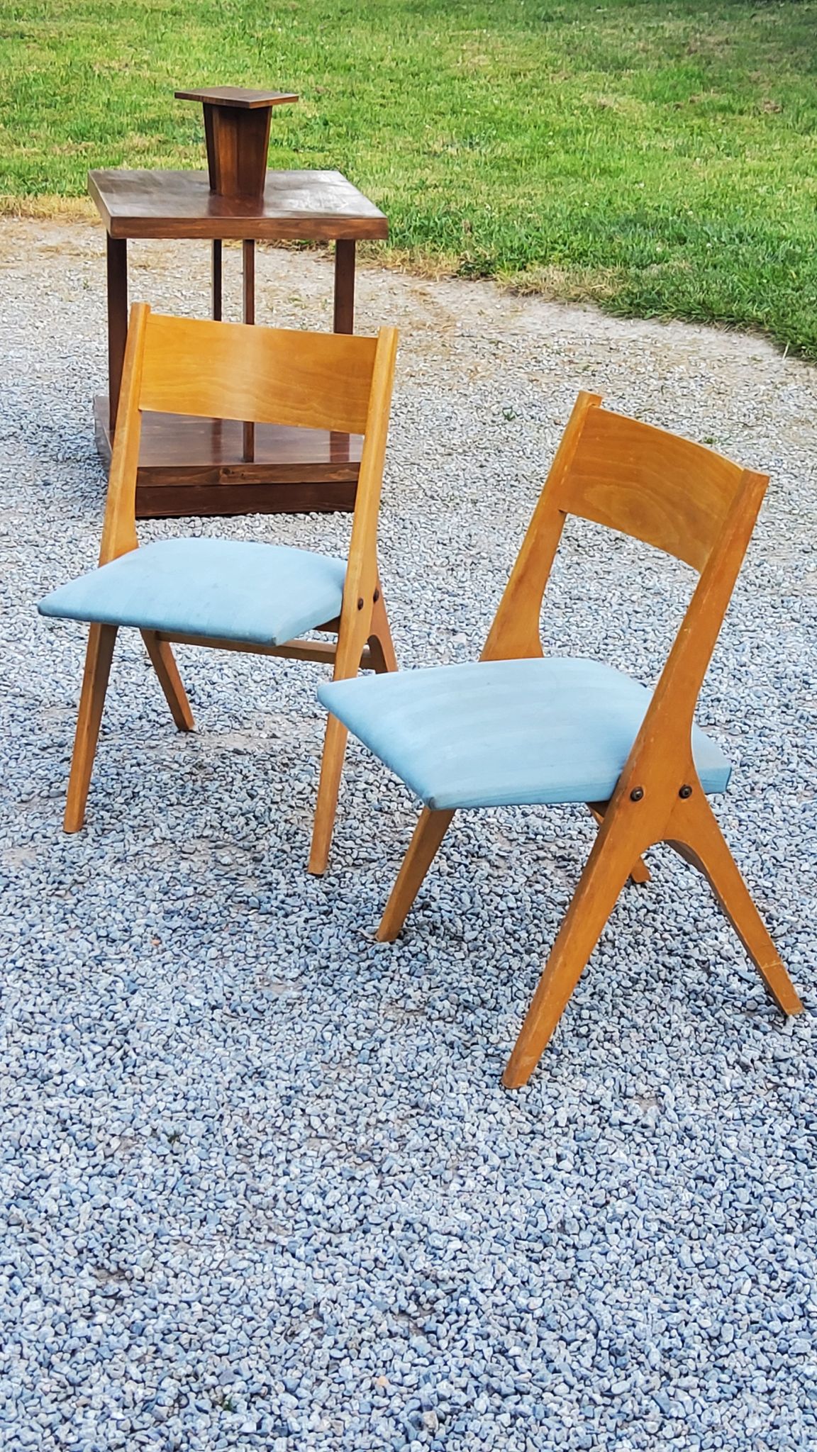 Pair of vintage chairs 50s