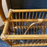 Bamboo magazine rack, 1960s