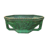 Art deco cast iron planter