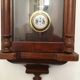 Mid Century Vintage Victorian Style Wall Clock Wood Case,Chime, in Working order