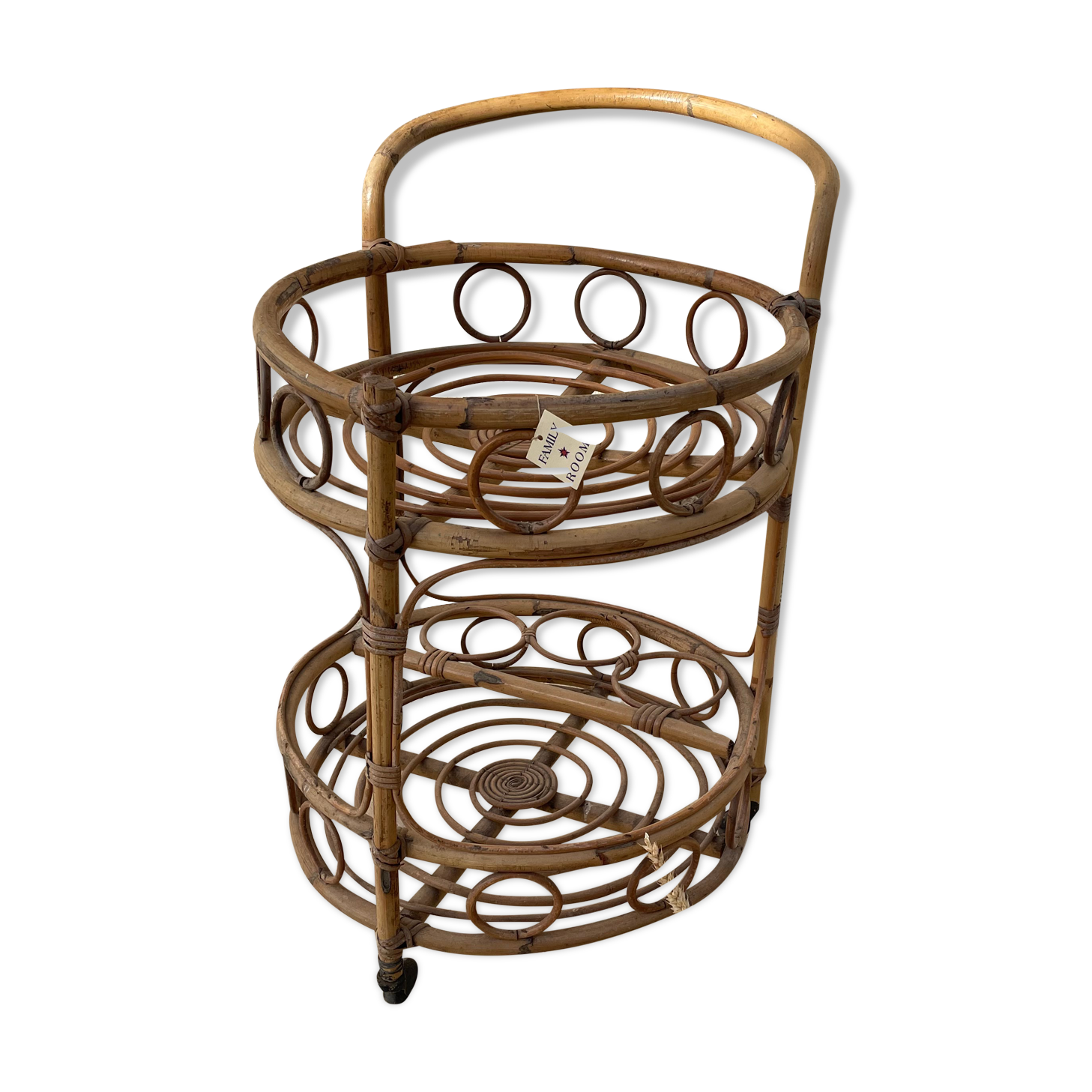 Portable rattan bar