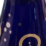 Duo de vase tulipe Gustave ASCH, bleu de Tours