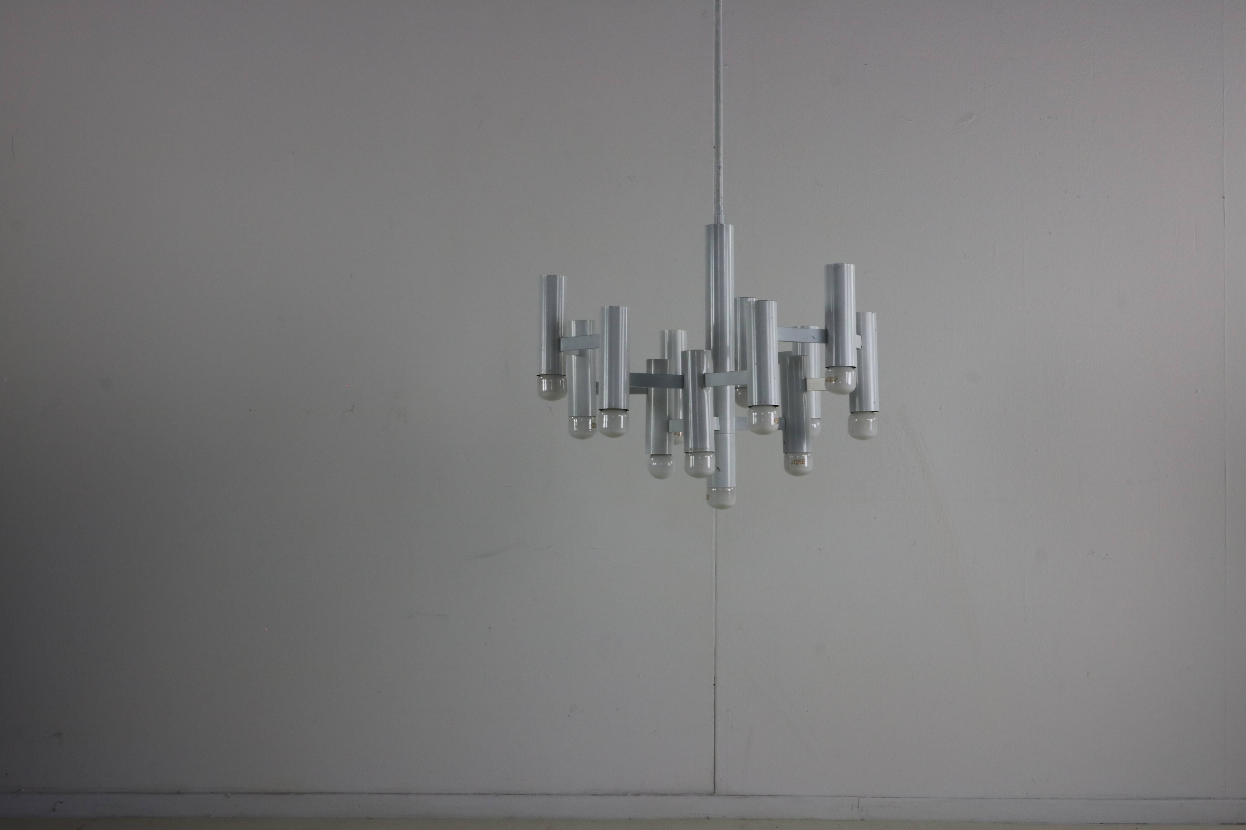 Midcentury design pendant lighting by Gaetano Sciolari