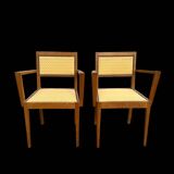 Paire de fauteuils bridge art deco