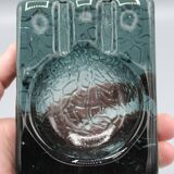 Old vintage design glass ashtray Pukeberg Kosta Boda