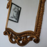 Vintage gold baroque mirror
