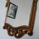 Miroir baroque doré vintage