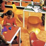 Yellow child chair Casalino 1 Alexander Begge for Casala