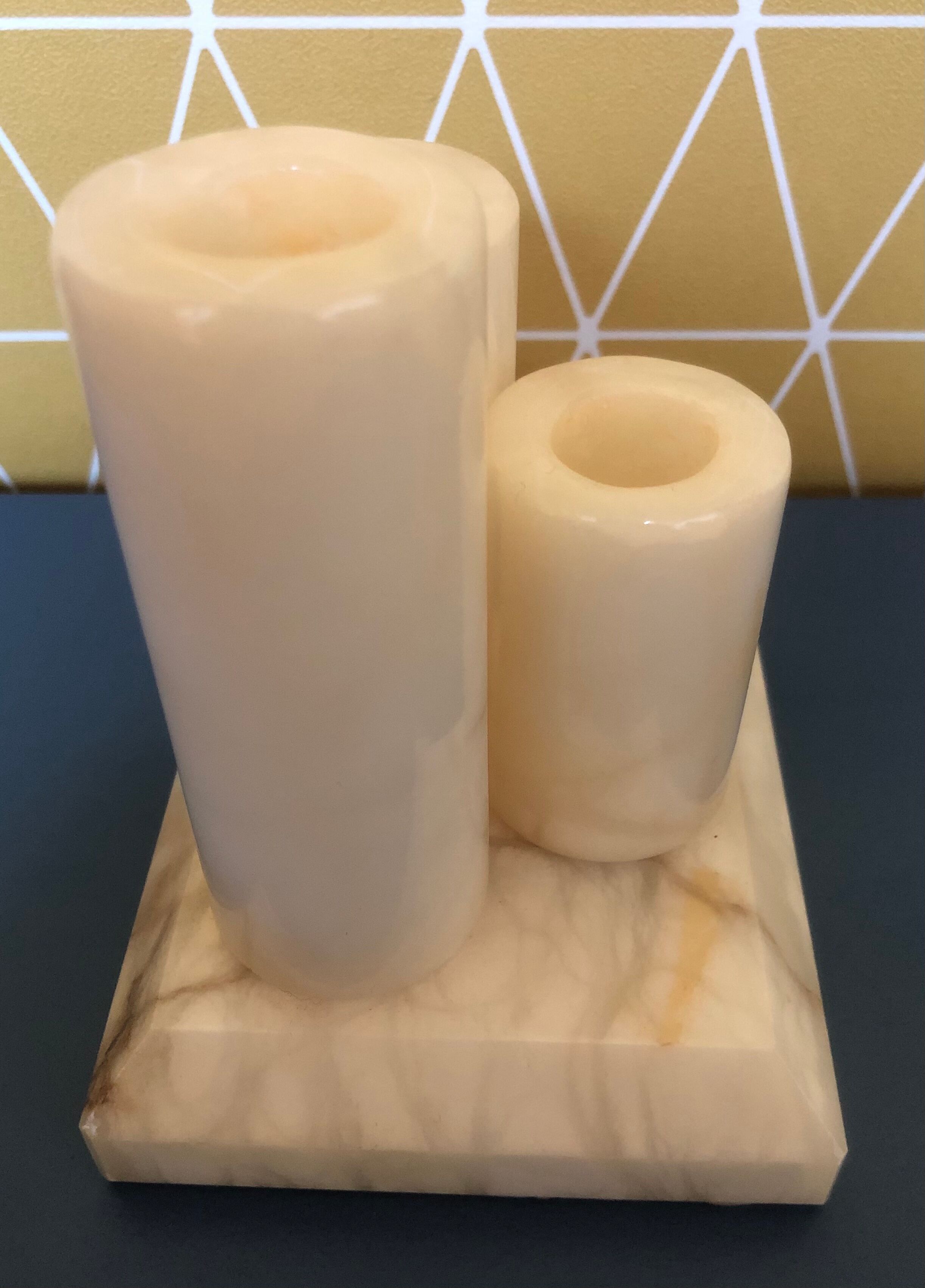 Marble candlestick