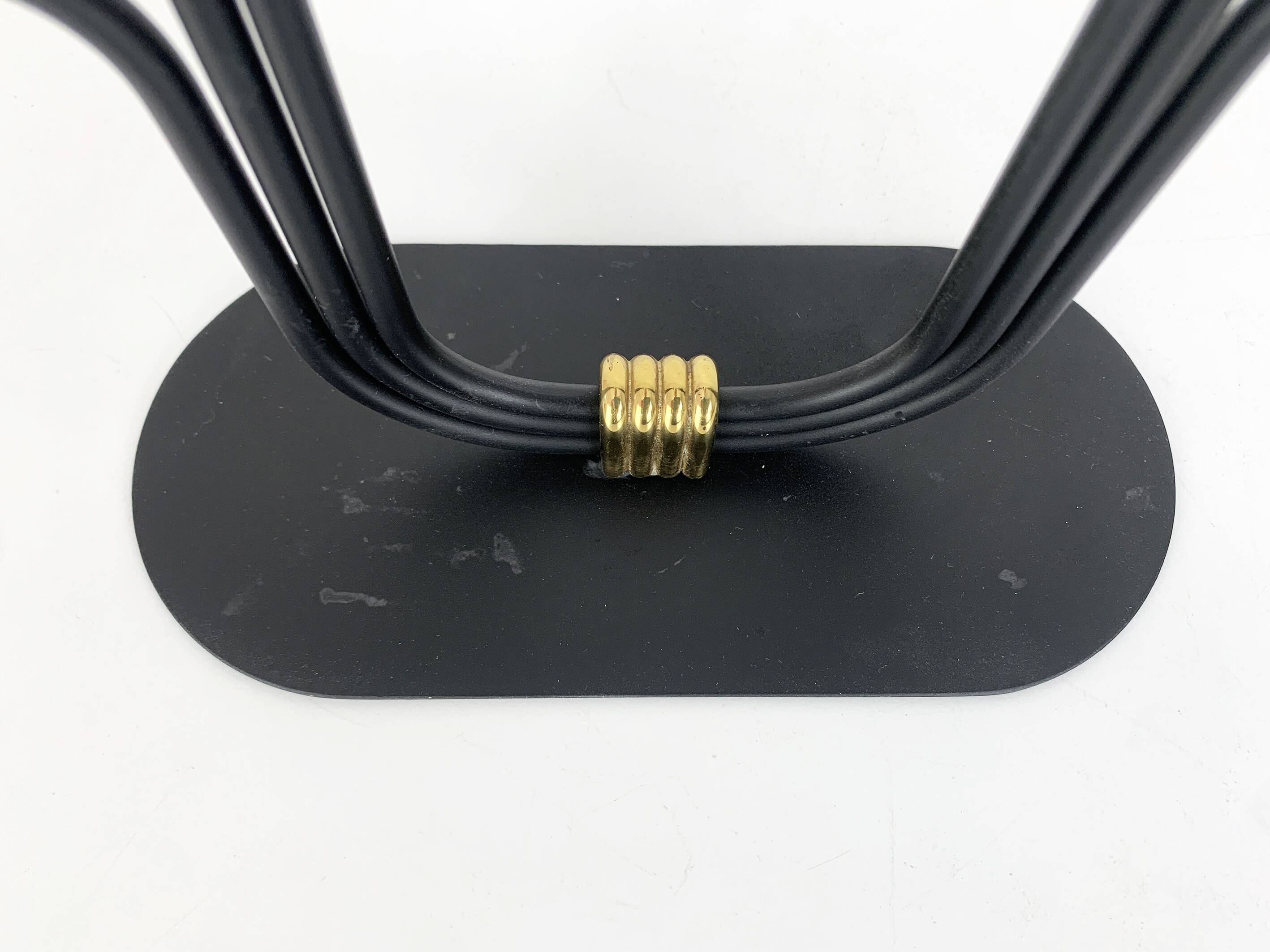 Mid-Century Scandinavian Candlestick, Gunnar Ander for Ystad Metall, Sweden