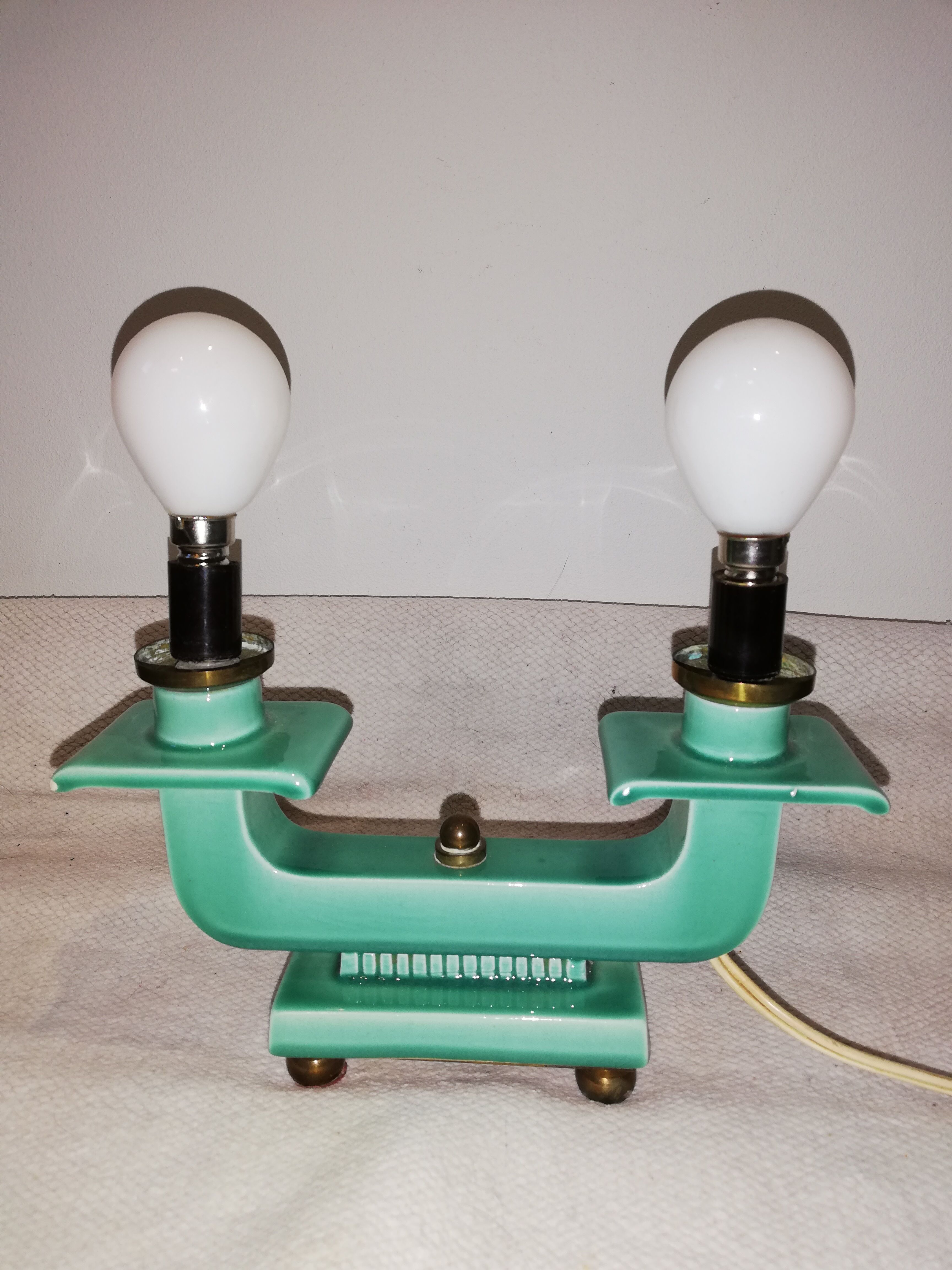 Art Deco ceramic lamp