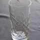 8 Verres à orangeade en cristal de Saint Louis-Décor de croisillons
