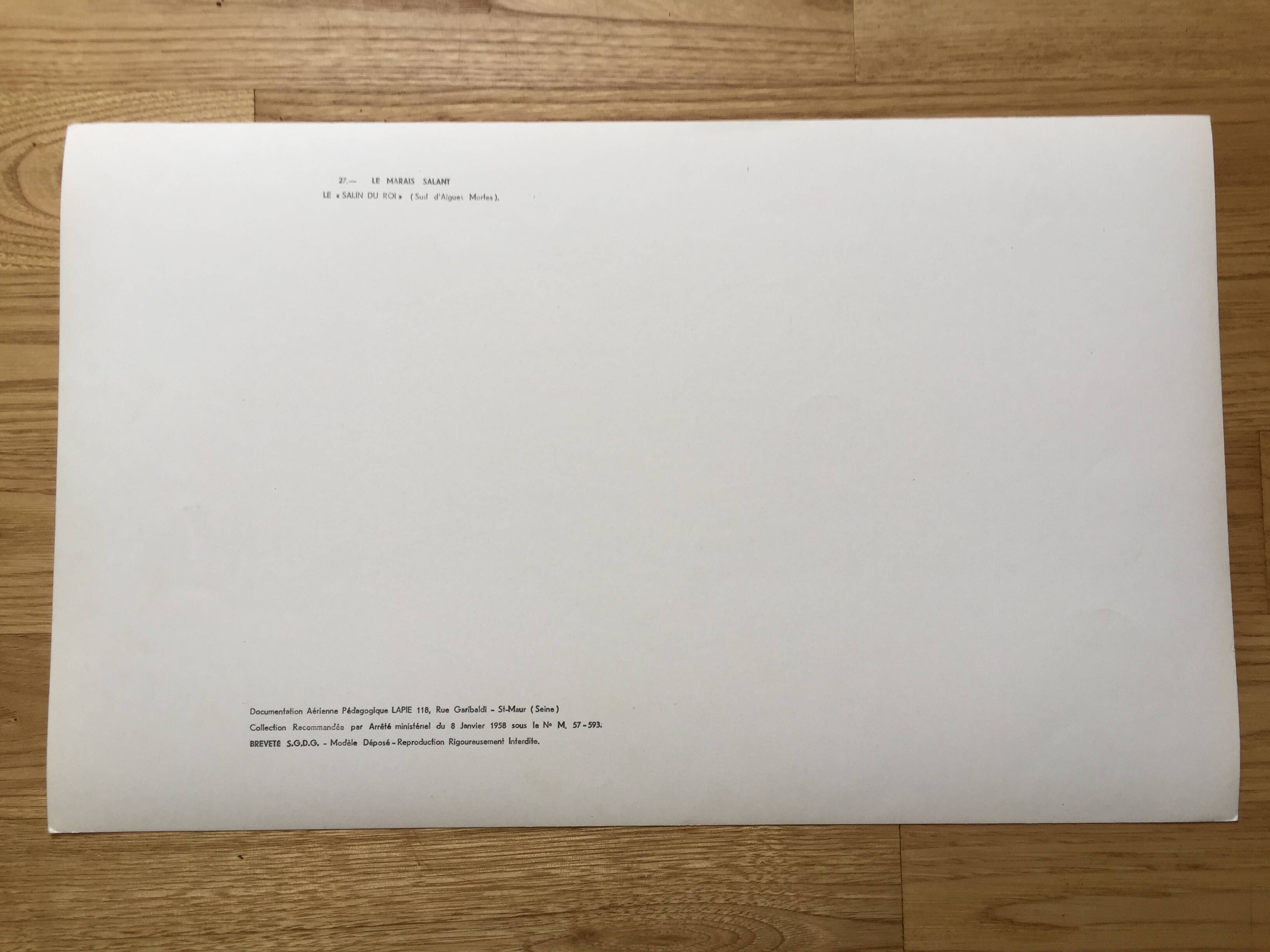 Aerial photo Lapie year 1950