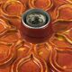 1960s/1970s Ceramic Wall Sconce, Mid-Century Space Age Design