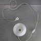 Lampe de table vintage small Murano mushroom swirl 70s