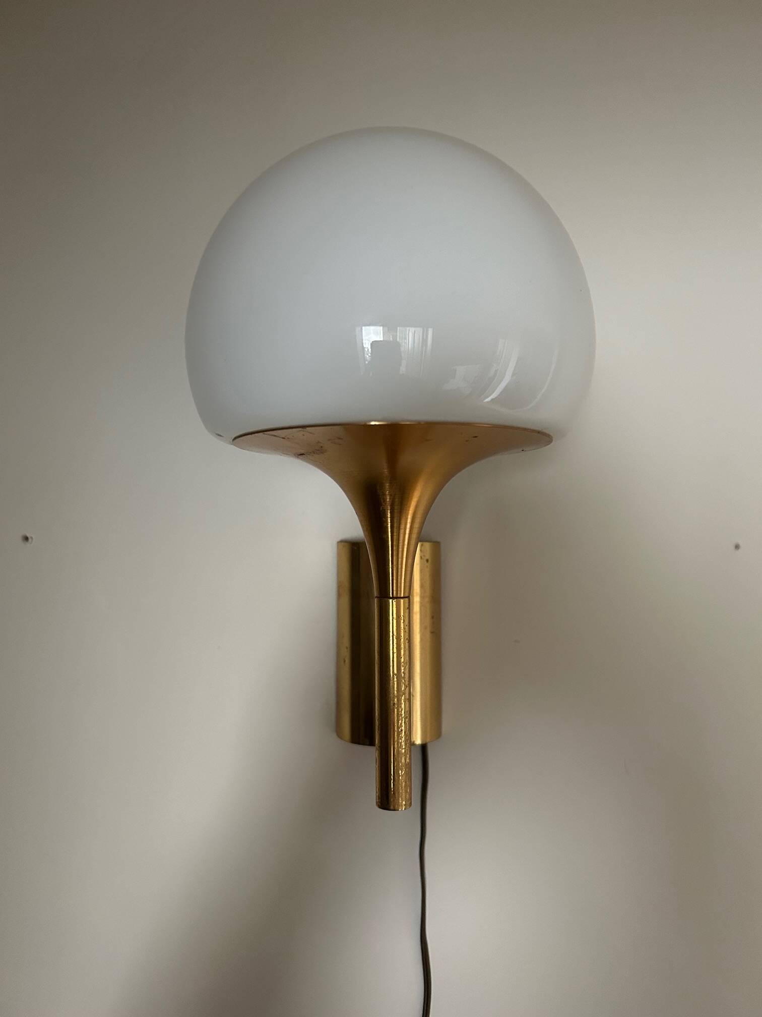 Brass wall lamp Sciolari