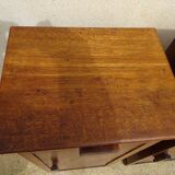 Oak bedside tables, vintage pair