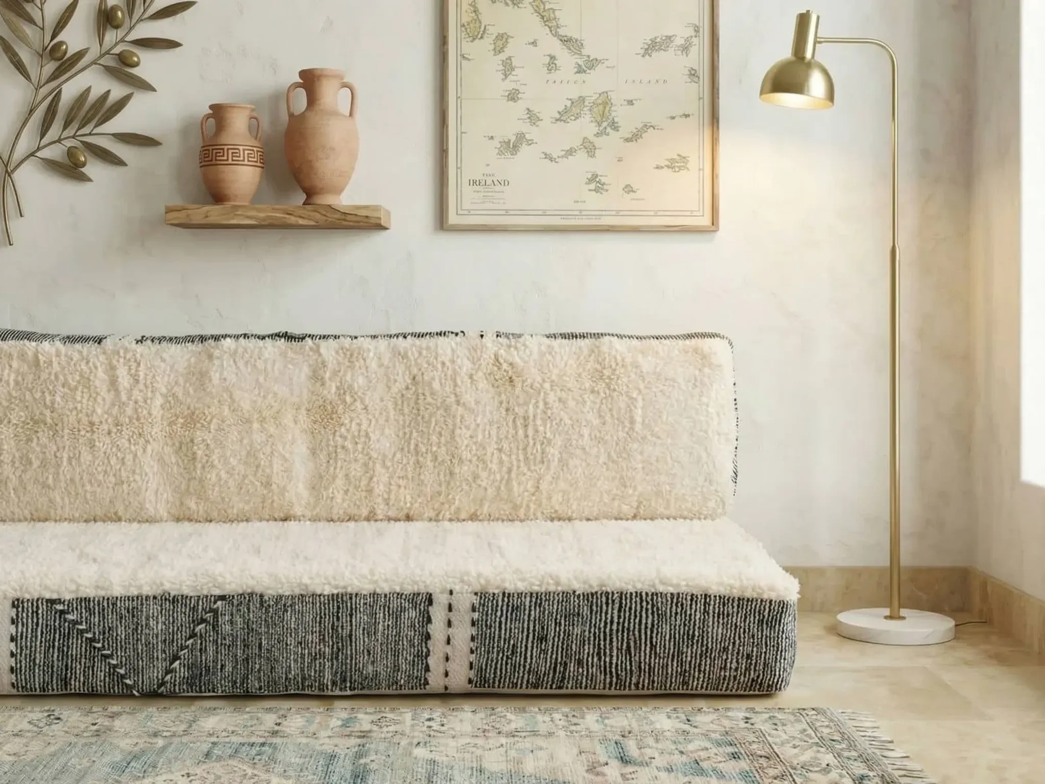 Handmade Moroccan Arabic oriental sofa